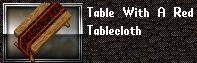 Table with colored tablecloth - Click Image to Close